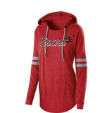 Ladies Low Key Hoodie Pullover in Black or Red