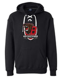 New!! Mens Hockey Lace Hoodie - 5 Colors & Choice of Logo