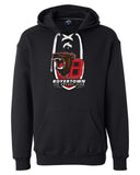 New!! Hockey Lace Hoodie (Youth sizes) - 5 Colors & Choice of Logo