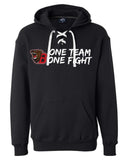 New!! Mens Hockey Lace Hoodie - 5 Colors & Choice of Logo