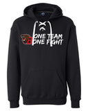 New!! Hockey Lace Hoodie (Youth sizes) - 5 Colors & Choice of Logo