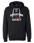 New!! Mens Hockey Lace Hoodie - 5 Colors & Choice of Logo
