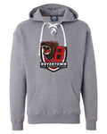 New!! Hockey Lace Hoodie (Youth sizes) - 5 Colors & Choice of Logo