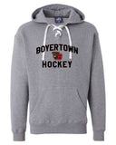 New!! Hockey Lace Hoodie (Youth sizes) - 5 Colors & Choice of Logo