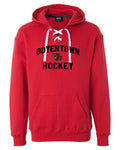 New!! Mens Hockey Lace Hoodie - 5 Colors & Choice of Logo