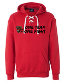New!! Mens Hockey Lace Hoodie - 5 Colors & Choice of Logo