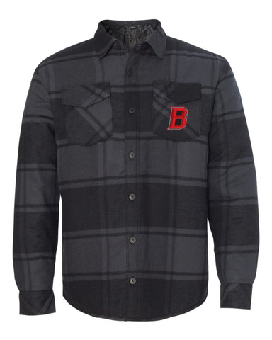 New!! Men's Quilted Flannel Shirt Jacket - 2 Colors