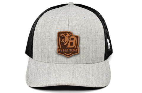 Branded Bills Flex Fit Snapback Trucker w/ Leather Patch