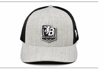 Branded Bills Flex Fit Snapback Trucker w/ Colored Leather Patch