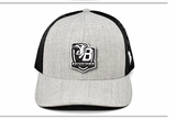 Branded Bills Flex Fit Snapback Trucker w/ Colored Leather Patch