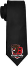 Mens Kooelle Solid Black Tie w/ Boyertown Logo